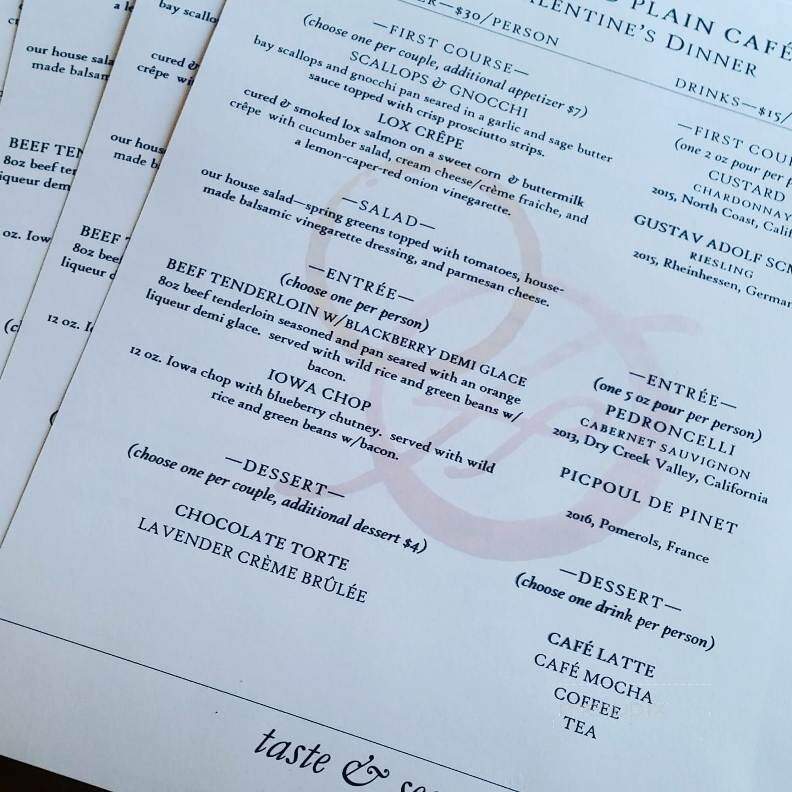The Fruited Plain Cafe - Sioux Center, IA menu_pic