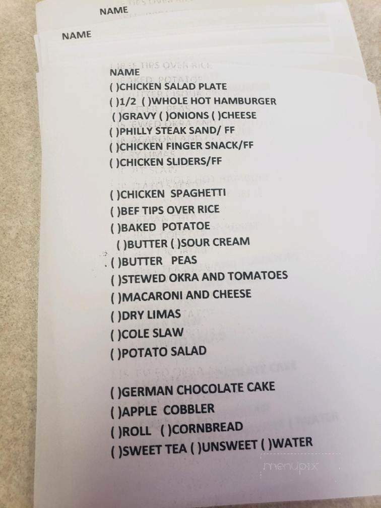 Maplesville Florist & Bake - Maplesville, AL menu_pic