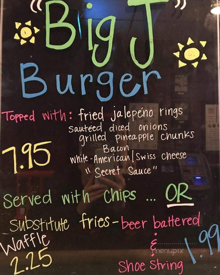 Spare Time - Lewisburg, WV menu_pic