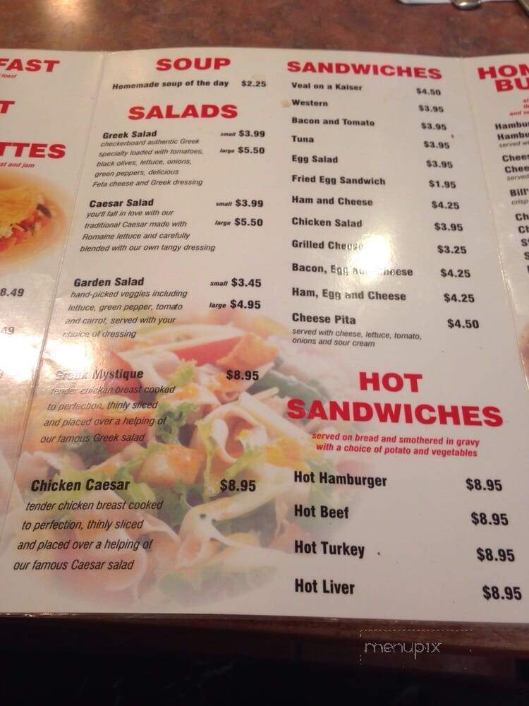 Checkerboard Restaurant And Coffee Bar - Kitchener, ON menu_pic