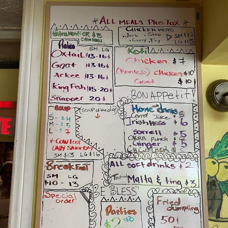 Front Line Restaurant - Montreal, QC menu_pic