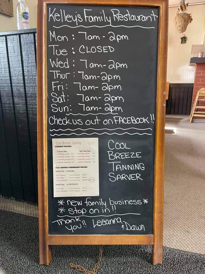 Kelleys Family Restaurant - Saxonburg, PA menu_pic