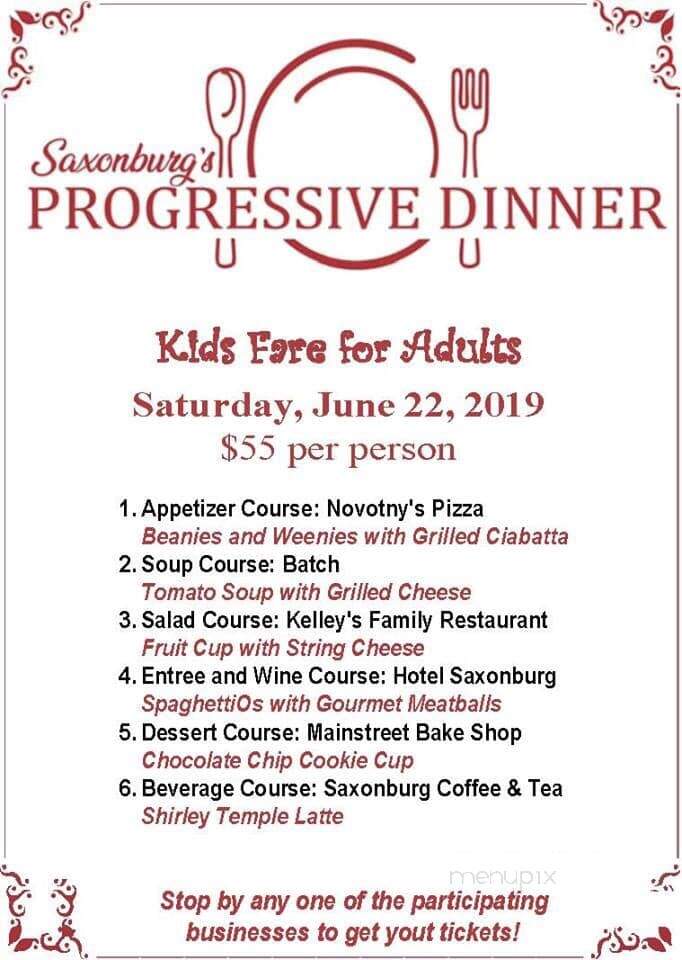 Kelleys Family Restaurant - Saxonburg, PA menu_pic