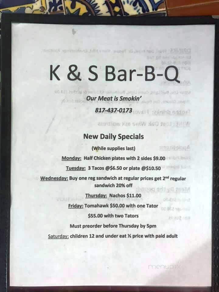 K&S Bar-B-Q - Joshua, TX