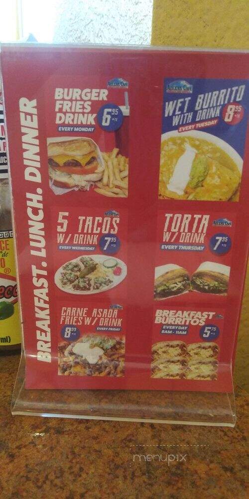 Alexa's Cafe Mexican Grill - Fontana, CA menu_pic