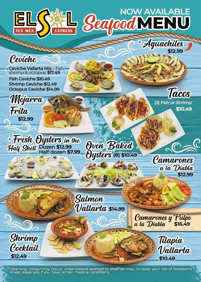 EL Sol Tex-Mex Express - Lebanon, TN menu_pic