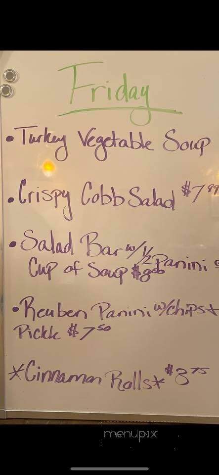 Latte' Da Coffee Shop - Tishomingo, OK menu_pic