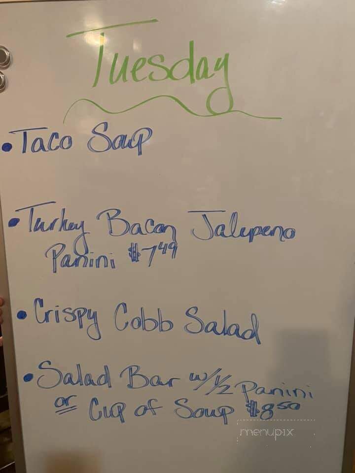 Latte' Da Coffee Shop - Tishomingo, OK menu_pic