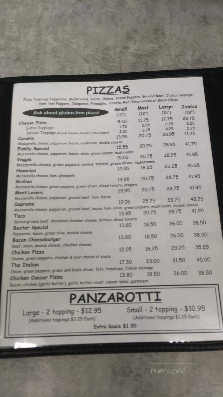 P J's Pizza & Pasta - Atikokan, ON menu_pic