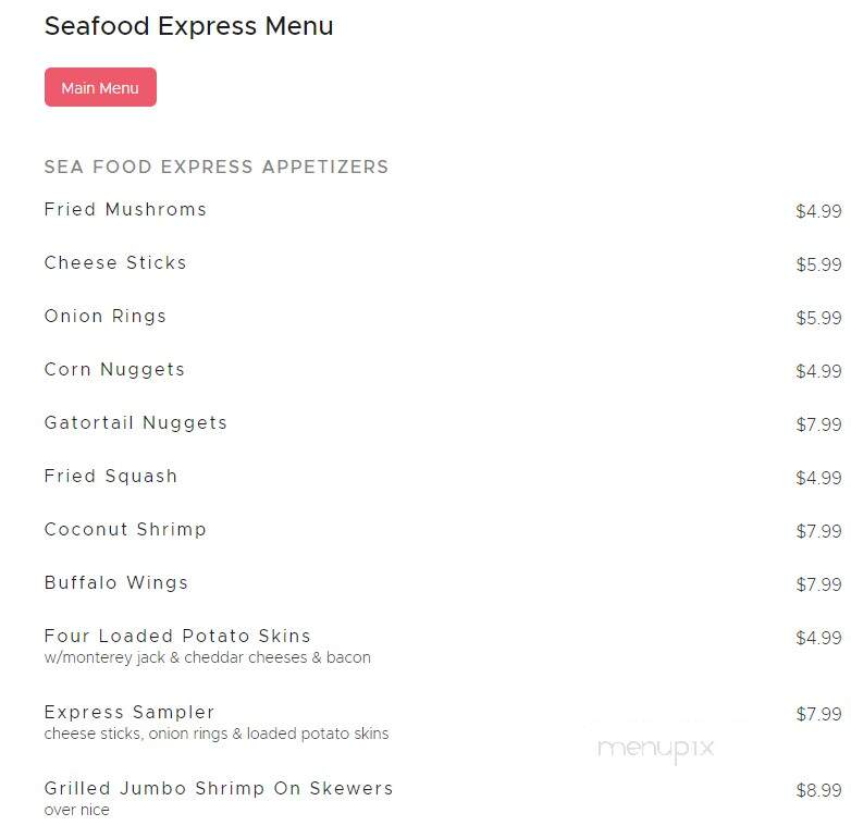 Seafood Express - Fayetteville, NC