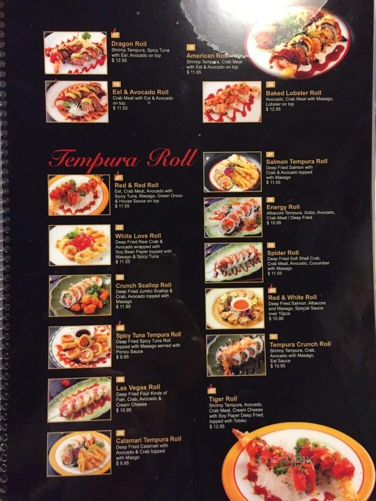 Asuka Japanese Cusine - Fresno, CA menu_pic