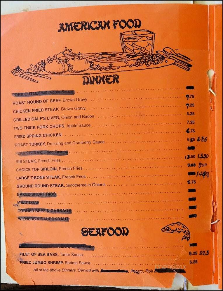 Village Cafe - Barstow, CA menu_pic