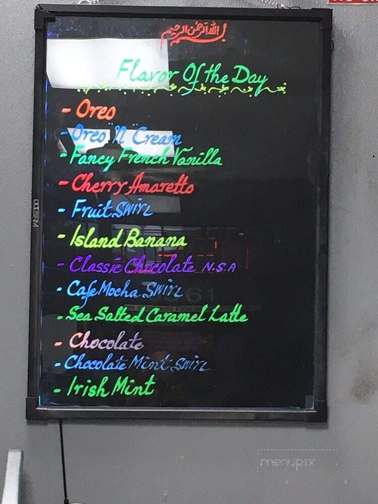 Tiger's Yogurt Shop - Elk Grove, CA menu_pic