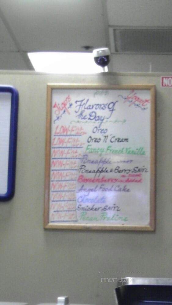 Tiger's Yogurt Shop - Elk Grove, CA menu_pic