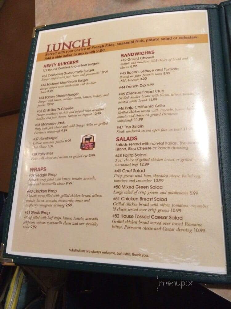 El Tepeyac Grille - Susanville, CA menu_pic
