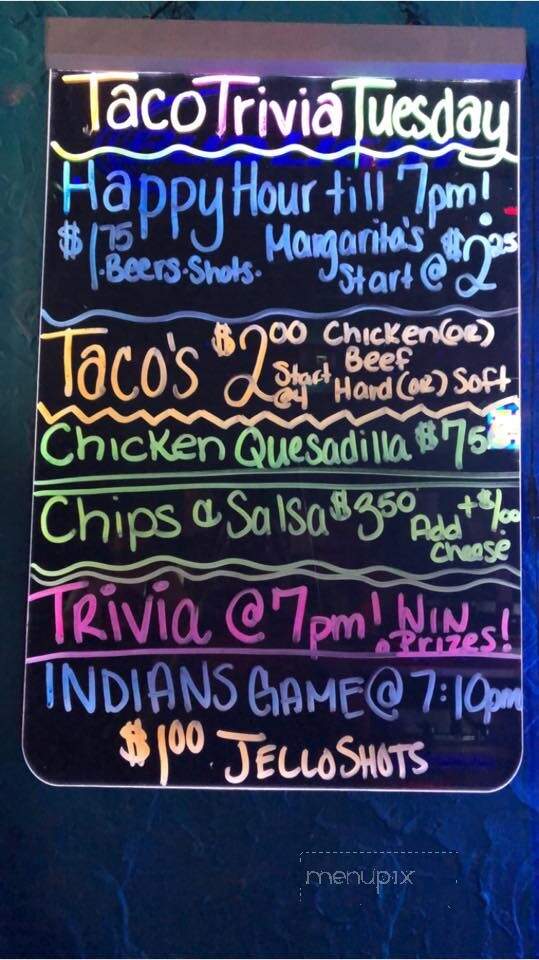 At Witz End - Willoughby, OH menu_pic