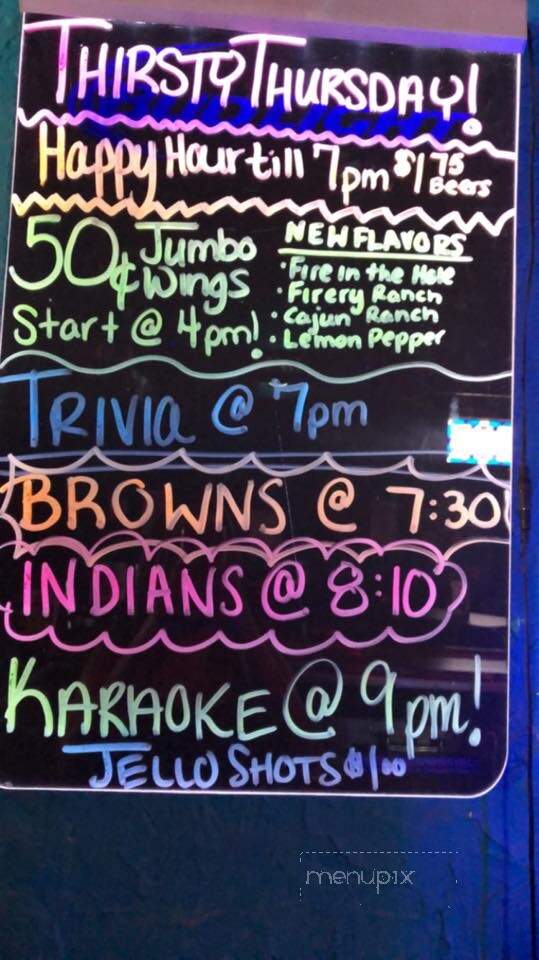 At Witz End - Willoughby, OH menu_pic