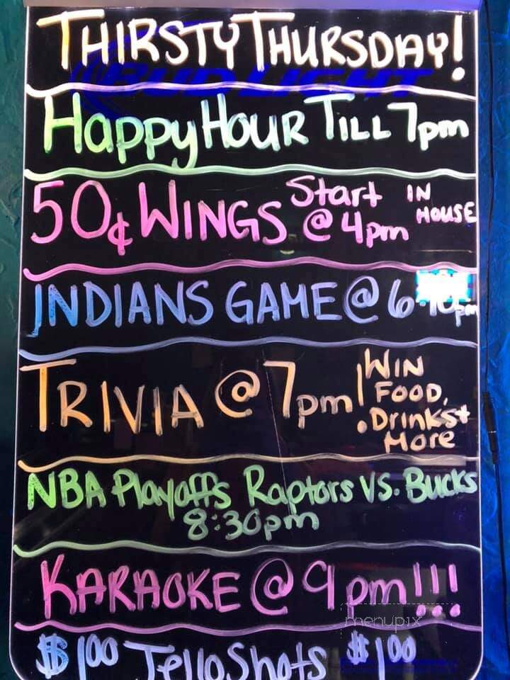 At Witz End - Willoughby, OH menu_pic