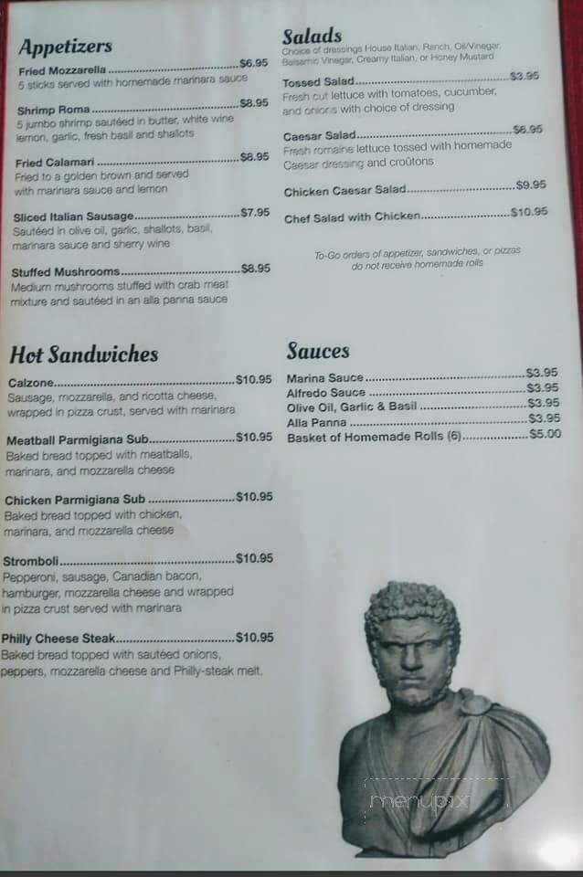 Lava Italian Restaurant - Galesburg, IL menu_pic