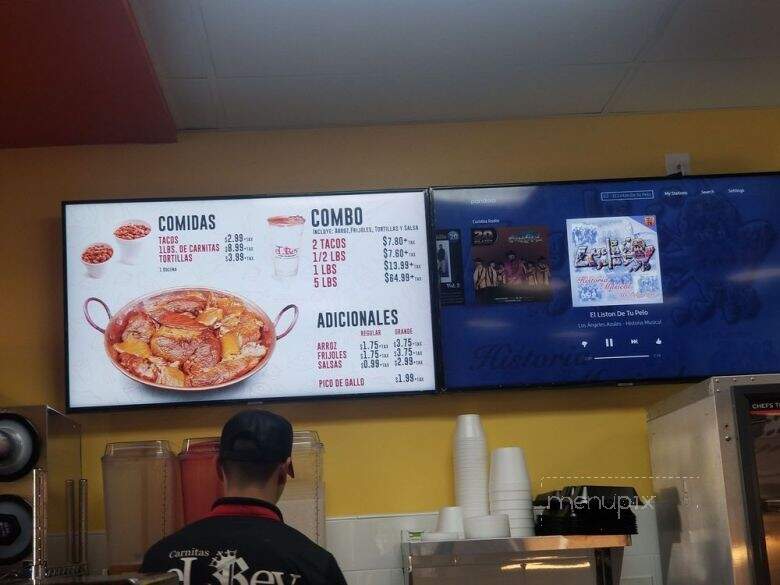 Carnitas El Rey - Moorpark, CA menu_pic