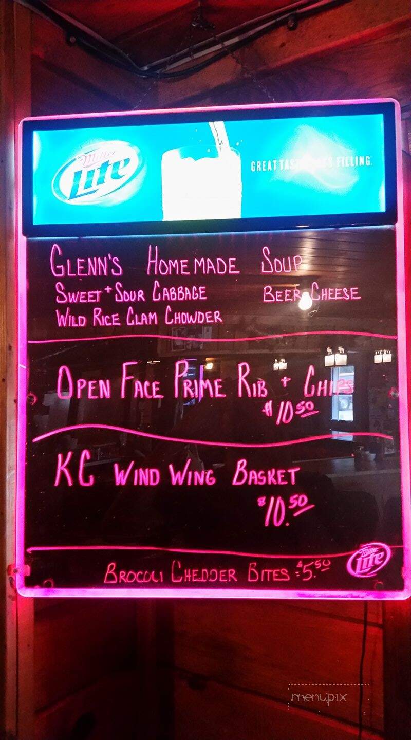 The Edge - Hazelhurst, WI menu_pic