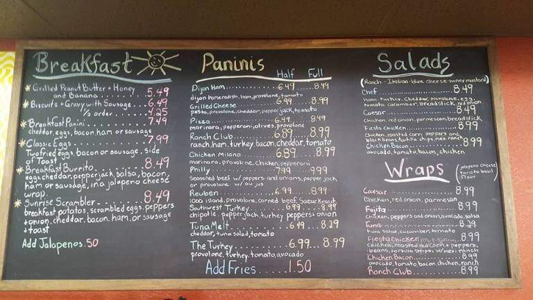 Espresso Lube - Gillette, WY menu_pic