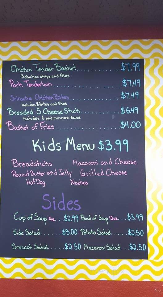 Espresso Lube - Gillette, WY menu_pic