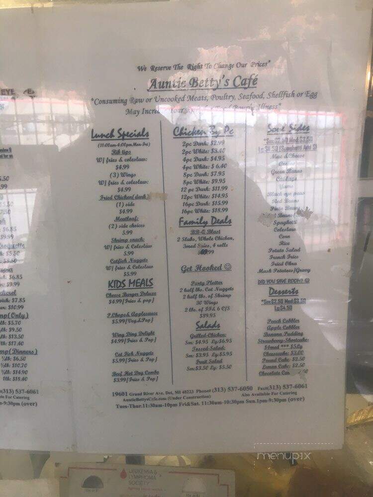 Auntie Betty's Cafe - Detroit, MI