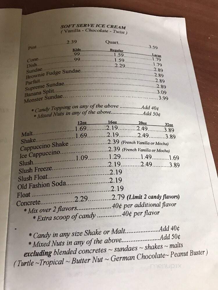 Lawrenceville Drive-Inn - Lawrenceville, IL menu_pic