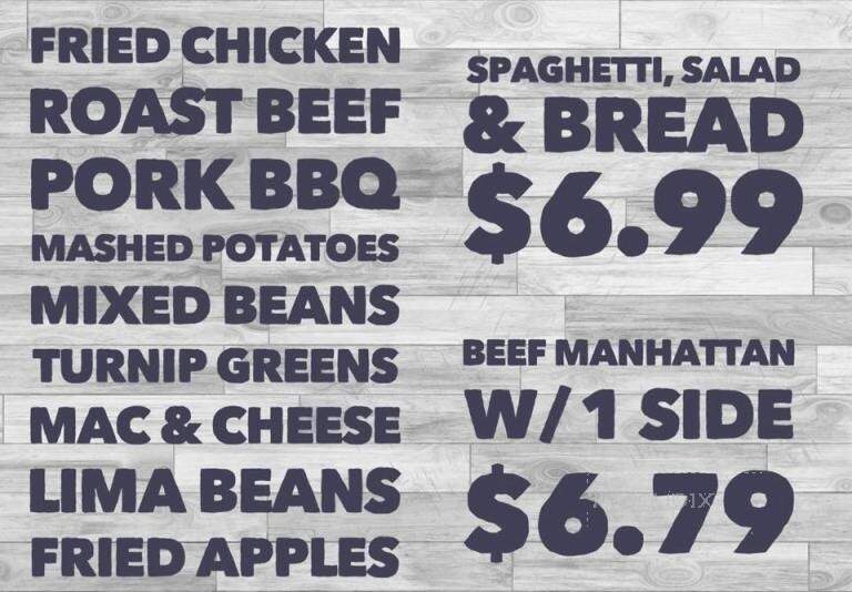 Hot Plate - Franklin, KY menu_pic