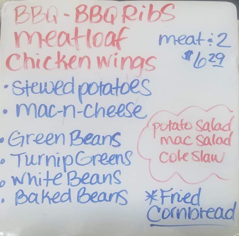 Excell Grocery & Bar-B-Q - Clarksville, TN menu_pic