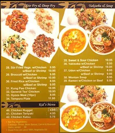 Himitsu Teriyaki - Snoqualmie, WA menu_pic