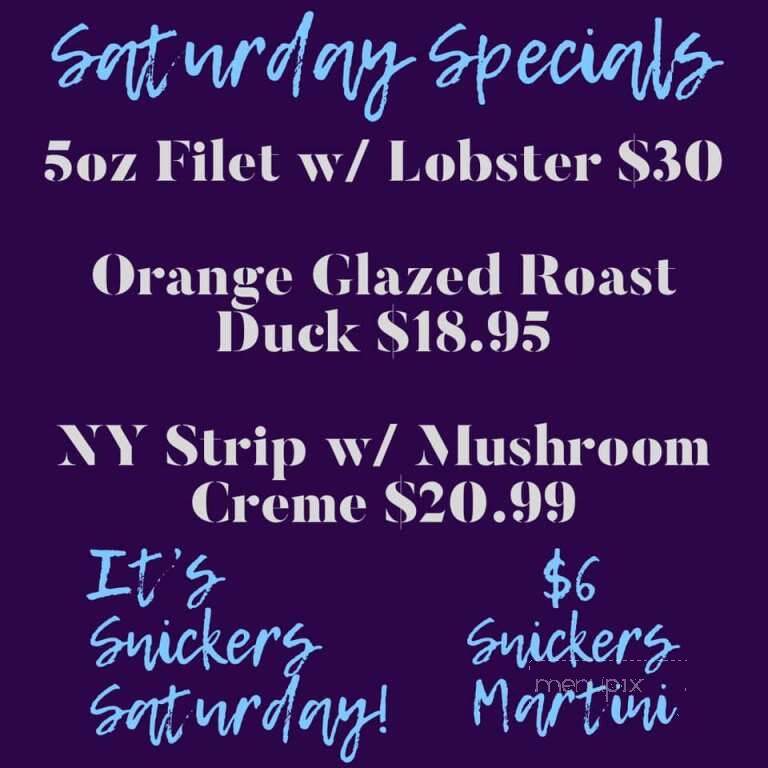 Timbers Supper Club - Neshkoro, WI menu_pic