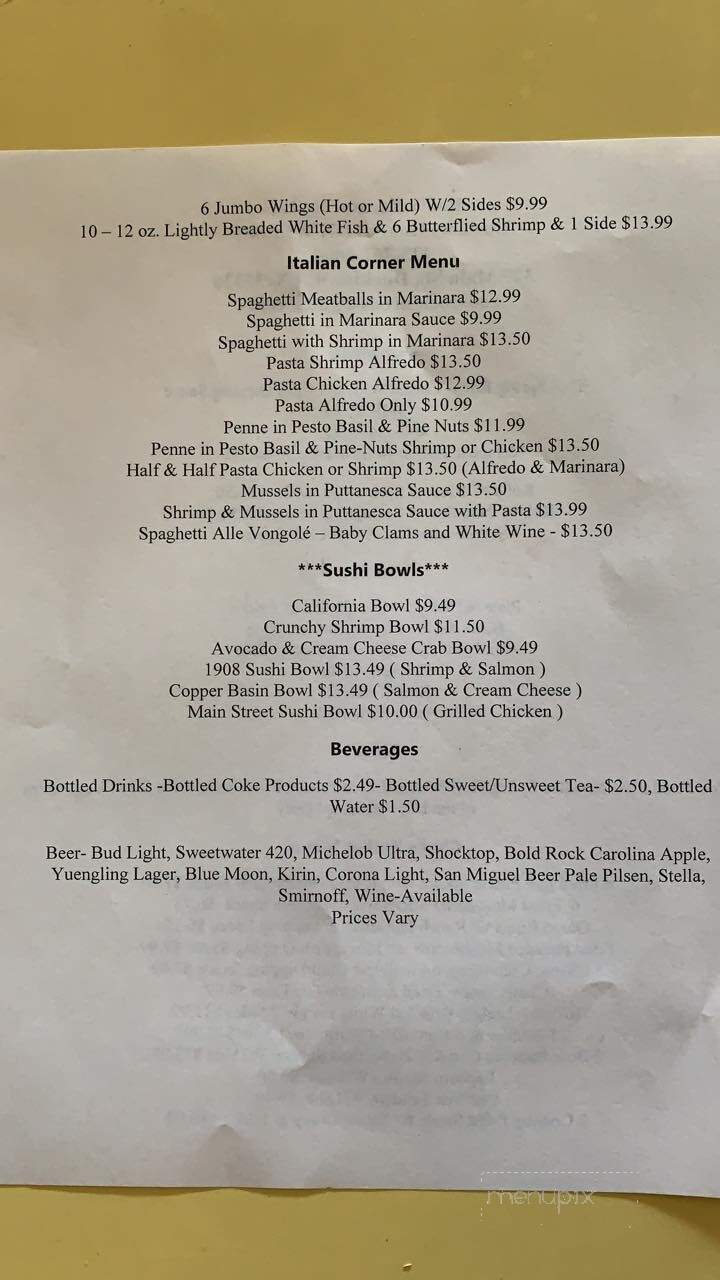 Rod's Rockin Rolls - Ducktown, TN menu_pic