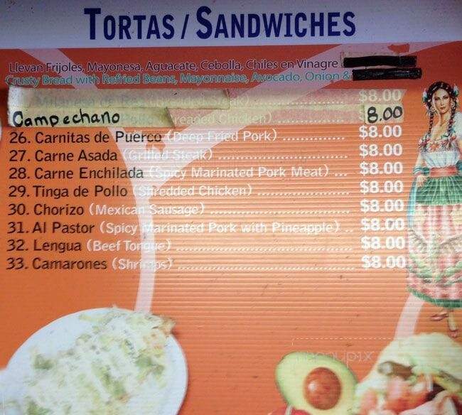 Taqueria La Prima - Philadelphia, PA menu_pic