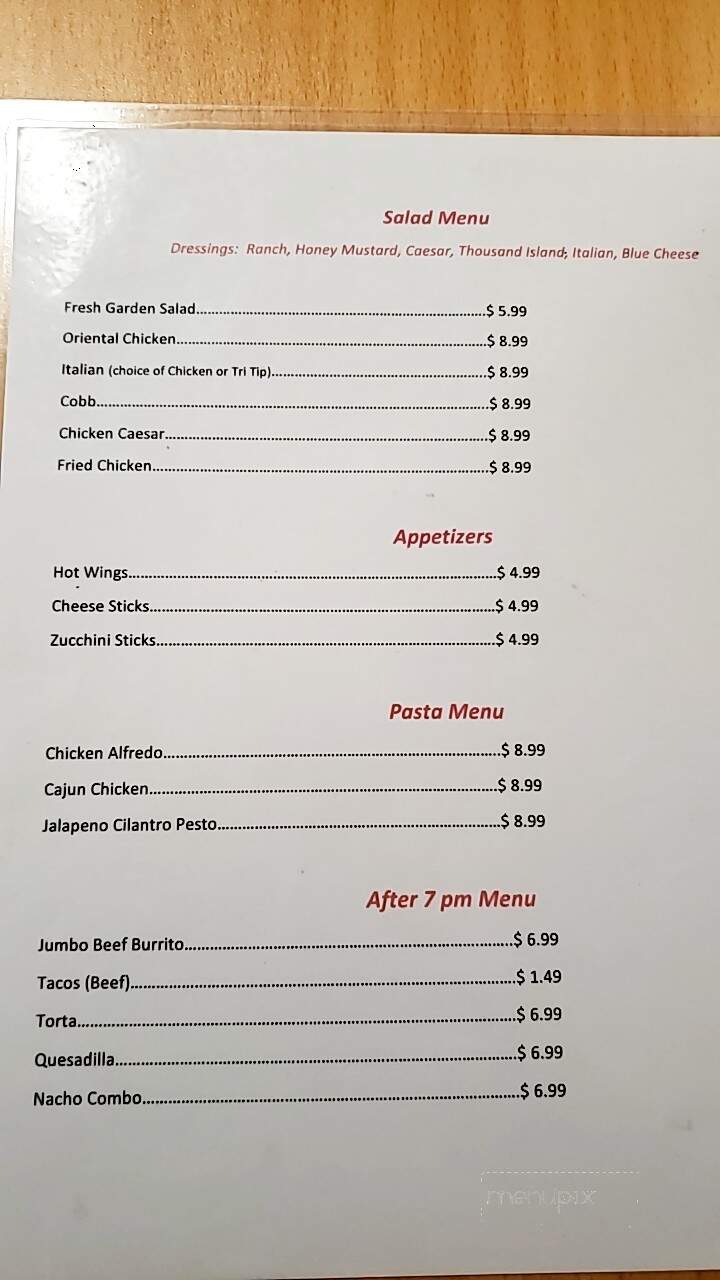 Big Boss Grill - Porterville, CA menu_pic