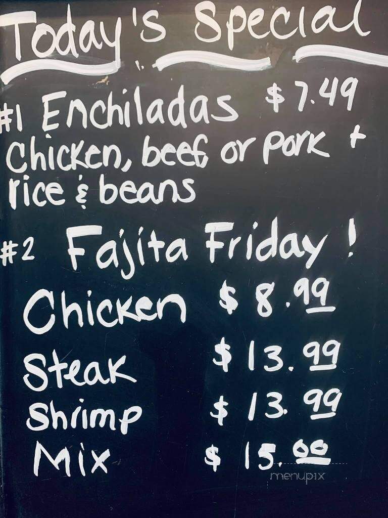 El Amigo Restaurant - Crescent City, FL menu_pic