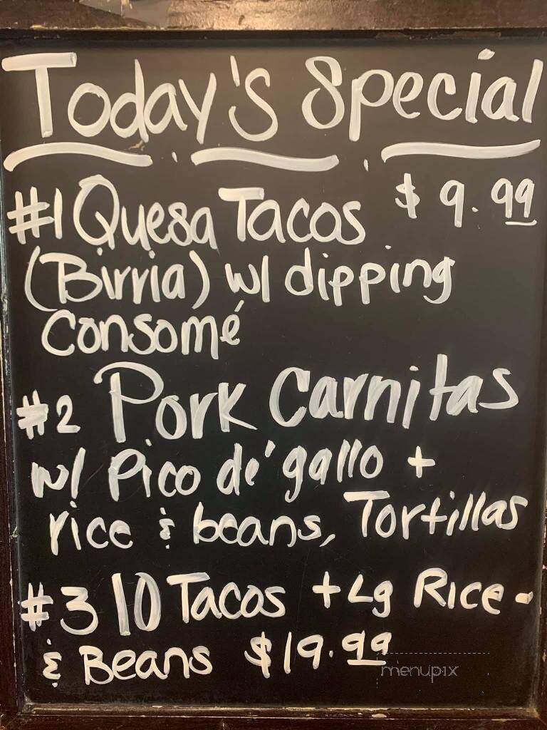 El Amigo Restaurant - Crescent City, FL menu_pic