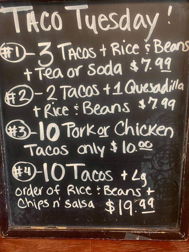 El Amigo Restaurant - Crescent City, FL menu_pic
