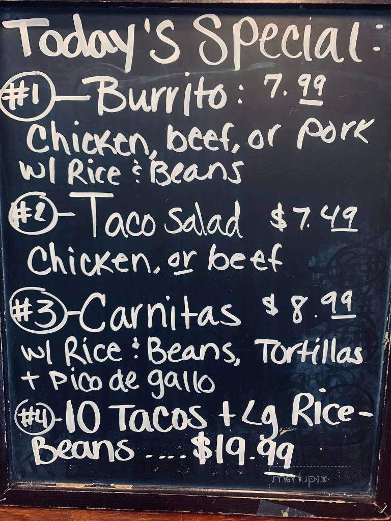 El Amigo Restaurant - Crescent City, FL menu_pic