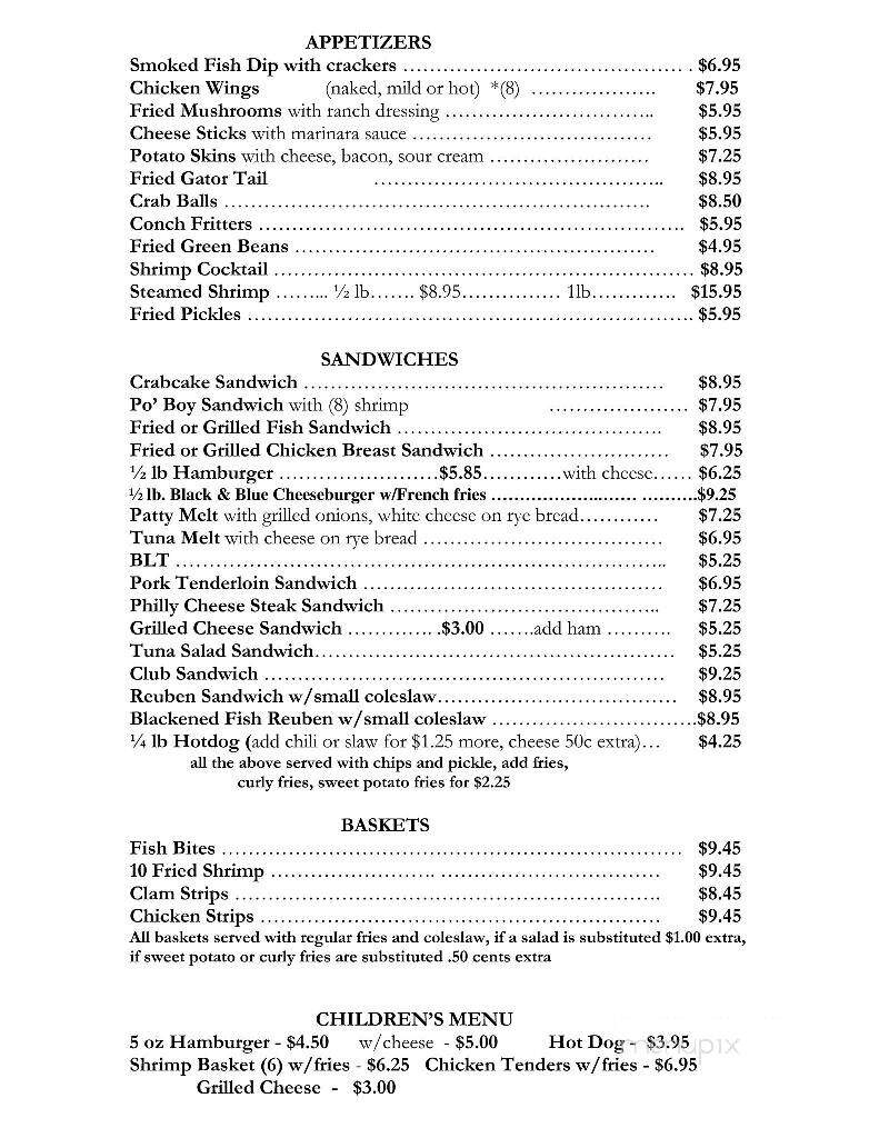 Shrimp R US & More - Welaka, FL menu_pic