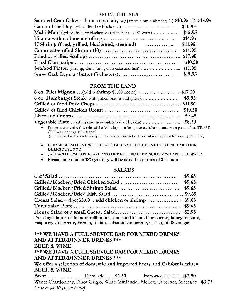 Shrimp R US & More - Welaka, FL menu_pic