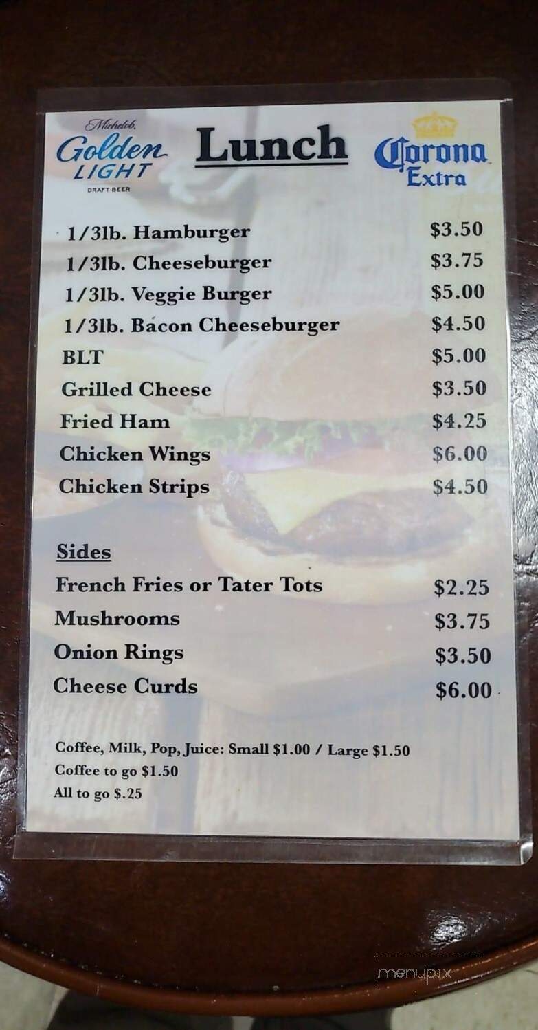 Sportsman's Tavern - Albert Lea, MN menu_pic