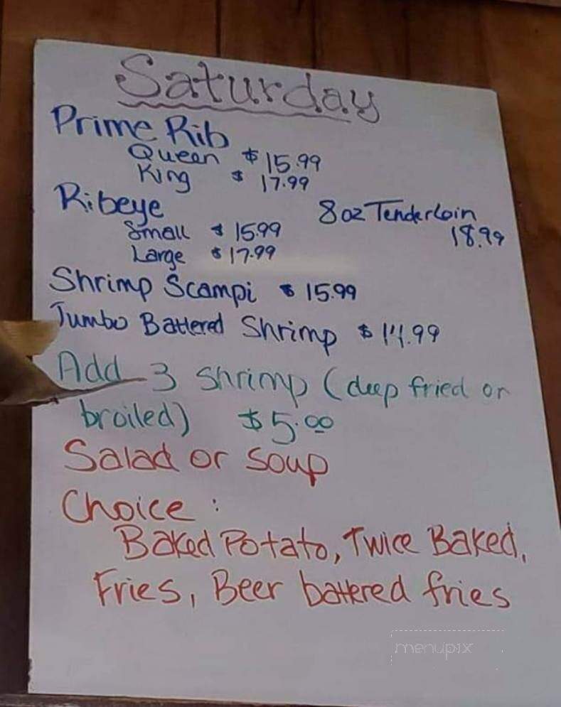 Leroy's Halder Bridge Bar - Mosinee, WI menu_pic