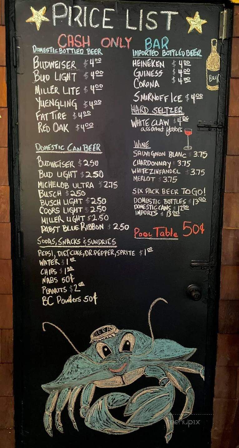 Blue Crab Tavern - Kill Devil Hills, NC menu_pic