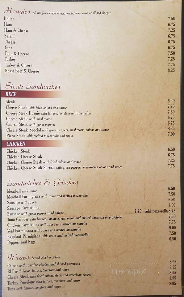 Borderline Cafe - Riegelsville, PA menu_pic