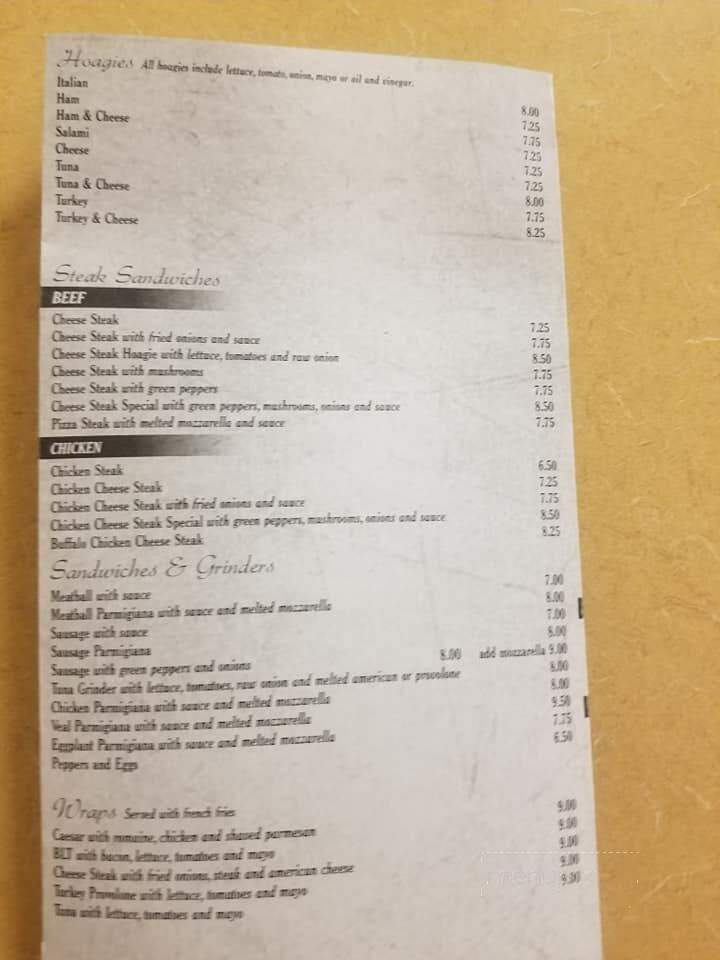 Borderline Cafe - Riegelsville, PA menu_pic