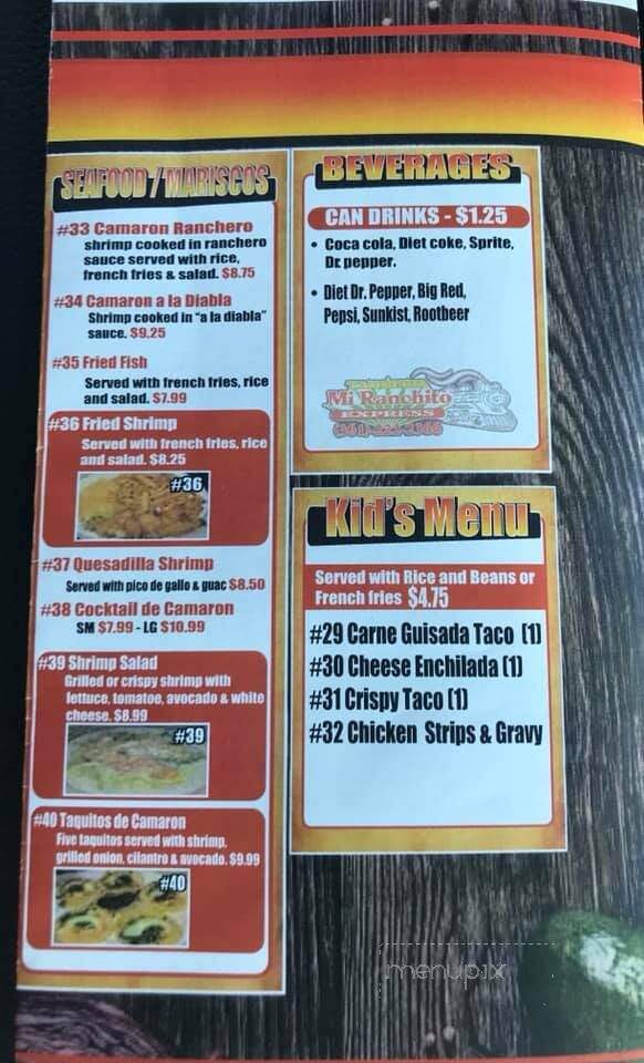 Mi Ranchito Cafe - Taft, TX