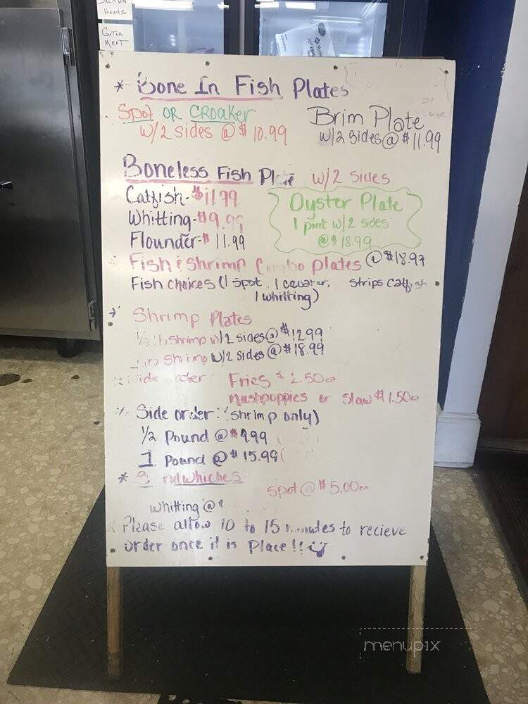 All American Fish Market - Raeford, NC menu_pic