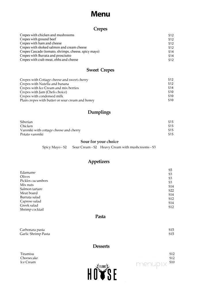 Flame House - Hallandale Beach, FL menu_pic